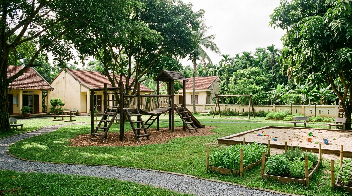 School Playground — illustration